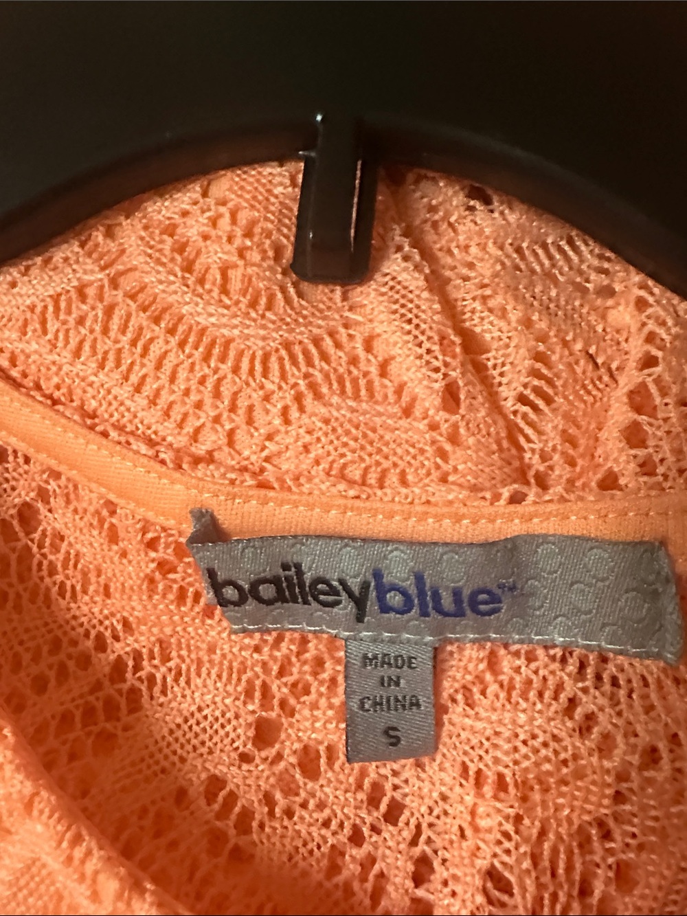 bailey blue Coral Lace Fit-and-Flare Dress with Cutout Waist - Picture 2 of 3